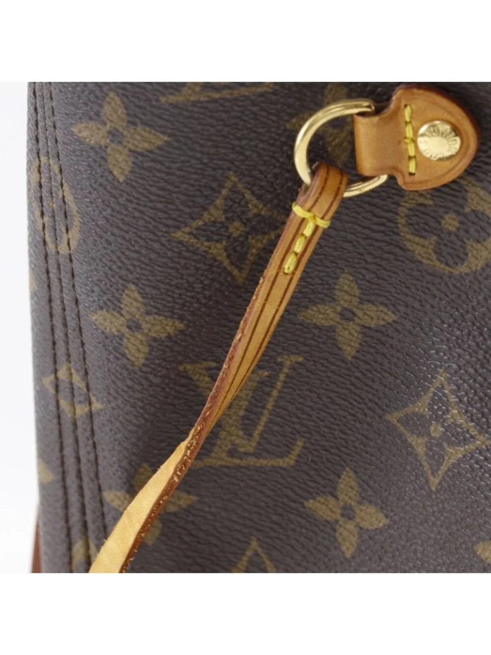 Louis Vuitton Neverfull MM Monogram Canvas Brown Tote Bag